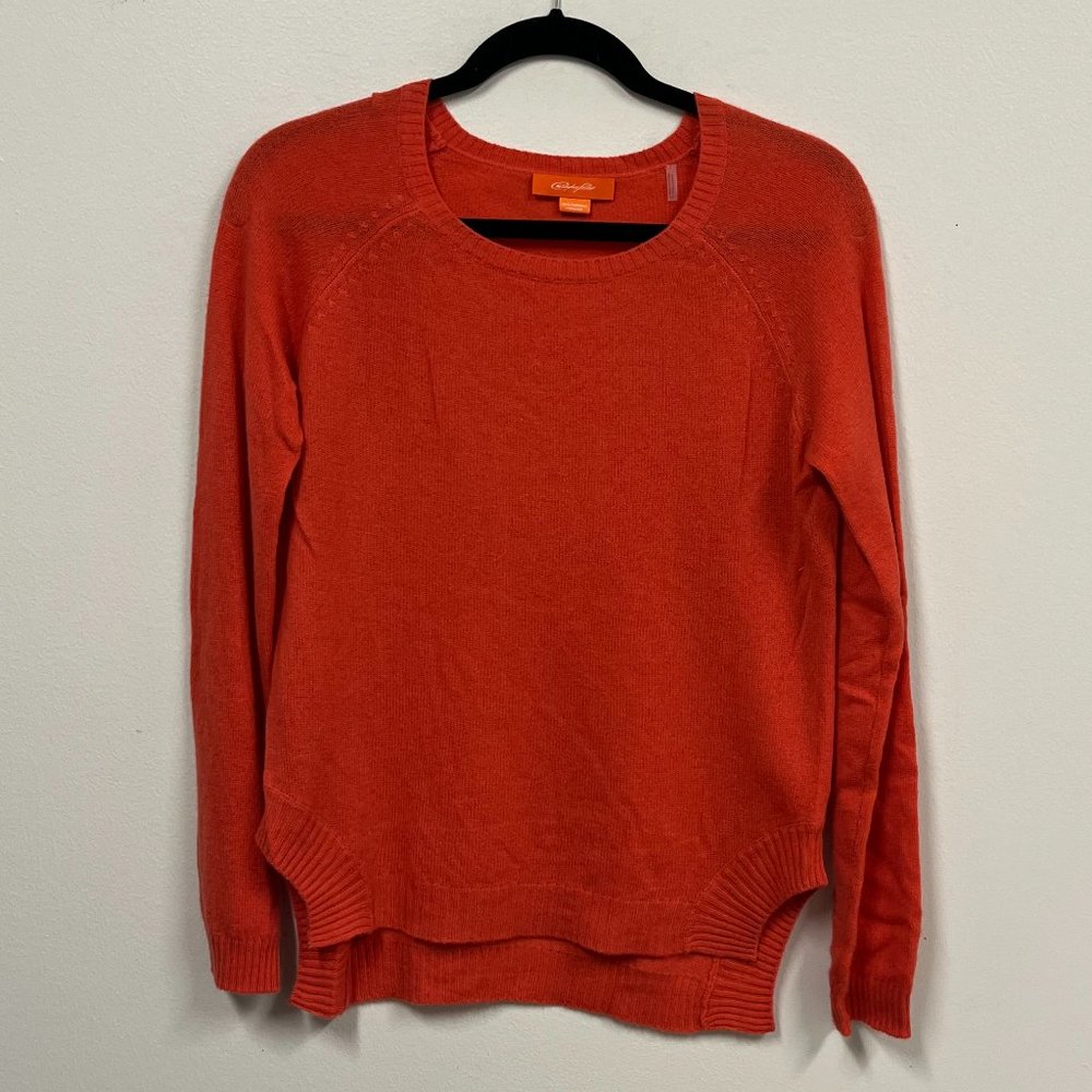 Christopher Pischer Orange Cashmere Sweater